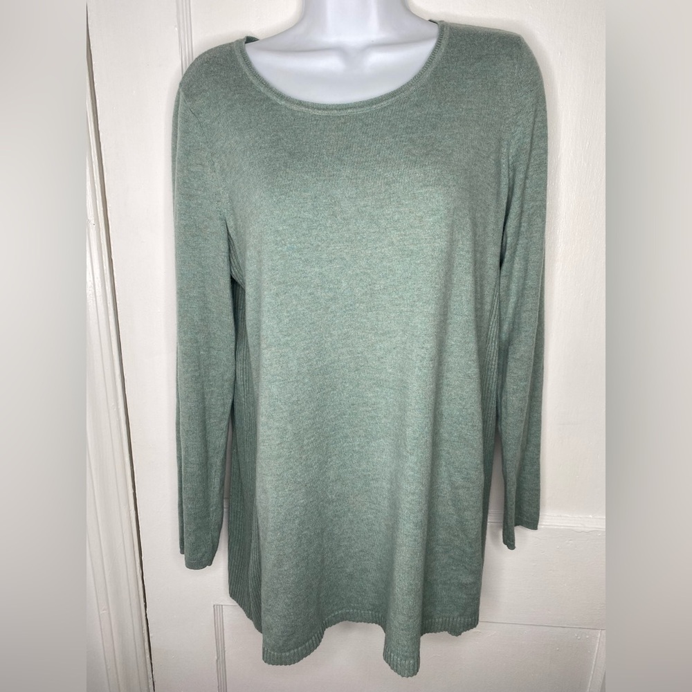 J JILL Women's Green Long Sleeve Top